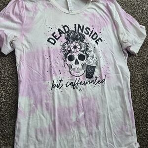 Bella Canvas Pink and White Tie-Dye Tee